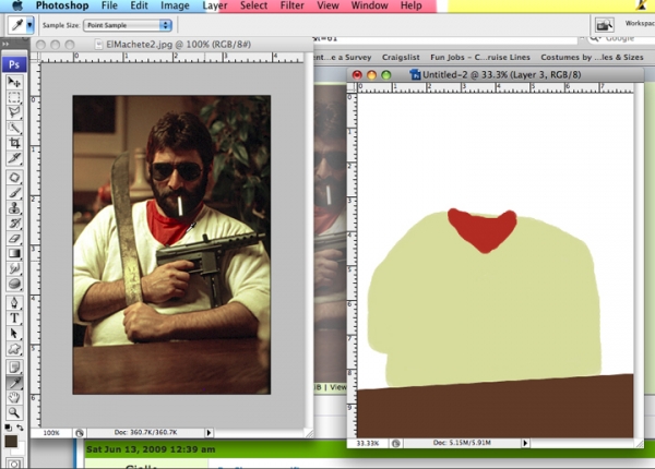 Creation of Say Hello To My Little Friend: Step 3
